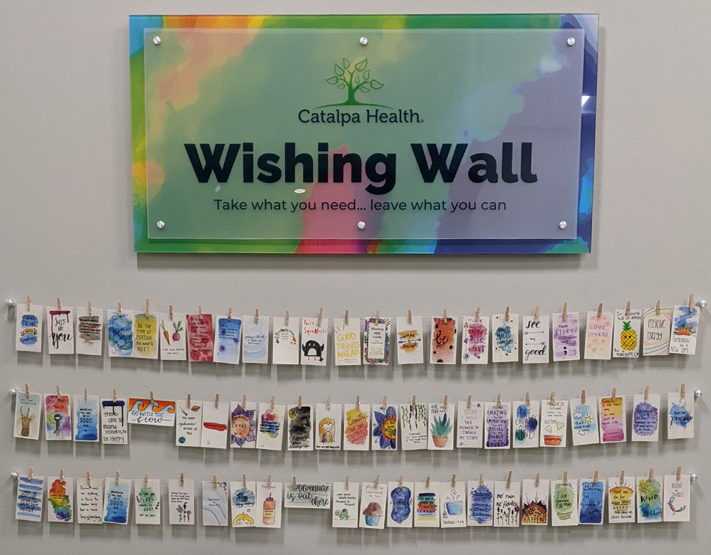 catalpa health appleton wishing wall